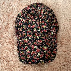 Floral baseball cap